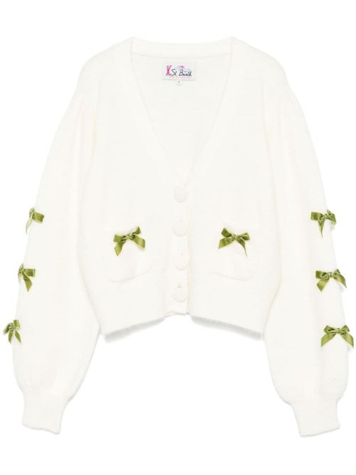 Cardigan donna bianco Lyza MC2 SAINT BARTH | LYZA 00138G10 PATCH